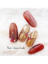 ノアブルーバードネイルズ(Noah' bluebird .nails)/エレガント！！リボンネイル