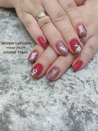 シェルキラキラネイル