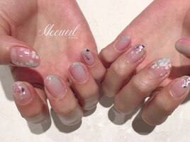 ふんわり桜ネイル