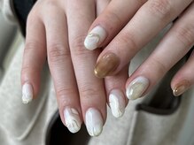 メルシー(Merci)/brown × white 