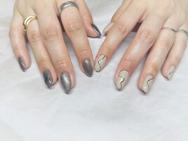 オシャレ！アシメネイル