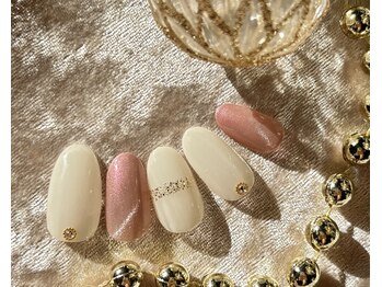 エクラ(eclat)/ピンクマグ×クリーム