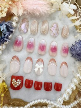 ネイルパレット 栄店(Nail Palette)の写真/《パラジェル専門店》とっておきの可愛いNAILに♪ワンホンネイル/フレンチネイル/持ち込みデザインご相談OK