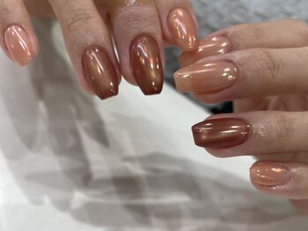 マグネットにミラーパウダー