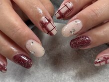 マノレア(Manolea)/ボルドーチェック