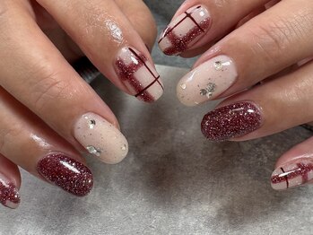 マノレア(Manolea)/ボルドーチェック