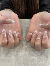 ネイルサロン ティディ(TIDY)/オーロラフレンチ