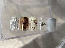 カジュアルニュアンス春アート