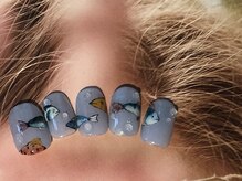 ゆびノさき/水槽ネイル