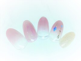 グラデーション　キラキラ　上品