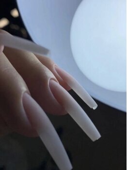 飛鳥(ASUKA)の写真/美しいジェルチップでキレイな長さを実現！スカルプよりもリーズナブル＆お手軽に長さ出しが叶います◎