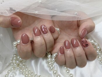 アンジュ(Ange)/【Rika】ハートホロネイル