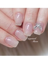 フラッシュネイル蝶々ネイル