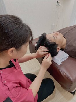五反田駅前鍼灸整体院/頭の鍼施術