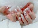 《パラジェル》チェックネイル