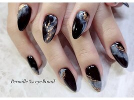 ブラックニュアンスネイル