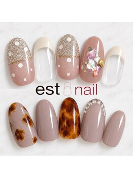 エストラッシュアンドネイル 銀座店(est lash&nail)の写真/【パラジェル変更無料】選ぶのが楽しい700種類以上の豊富なdesignと充実の定額コース!大人の推し活ネイルも