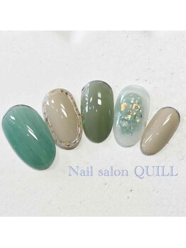 ネイルサロン クイル(QUILL)/5月グリーンカラー(1)