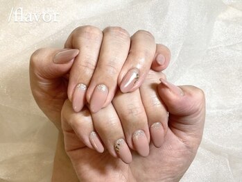 スラッシュフレーバー(/flavor)/上品ネイル♪