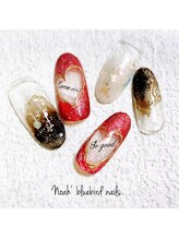 ノアブルーバードネイルズ(Noah' bluebird .nails)/キュートなハートネイル