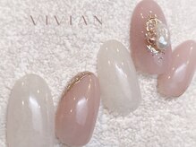 ヴィヴィアン ネイル(Vivian nail)/ピンクパステルネイル