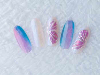 ネイルサロン 優/クリアグラデーション