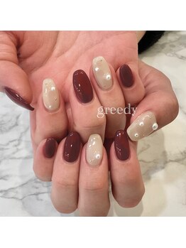 グリーディ(greedy)/バレンタインネイル