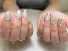 フラワーマグネットネイル