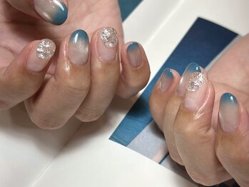 デューネイルスタジオ(dew nail studio)/ブルーグラデ
