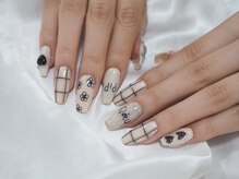 nailsalon amore 心斎橋店【長さだし/持ち込み/スカルプ/フィルイン/定額】/手描きネイル13420円