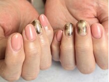 バーガンディ 鶴田(BURGUNDY)/べっ甲ネイル