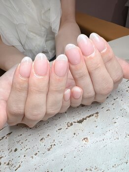 ビューティフルムーン ネイル 本厚木(Beautiful Moon Nail)/ちゅるんナチュラルワンカラー