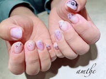 アムザ(amthe)/藤の花ネイル