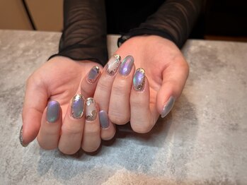 ヒミツキチ 恵比寿店(himitsukichi)/お持ち込みキラキラマグネイル