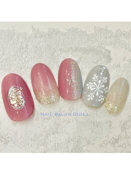 ネイルサロン クイル(QUILL)/1月雪の結晶