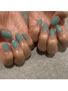ワンカラーネイル　¥5300