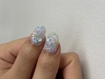 インザピンクリリー(in the pink LILY)/個性派ネイル/ホログラムネイル