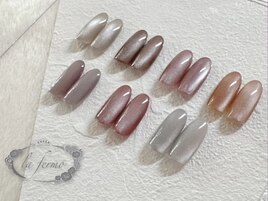 大人気♪うる艶マグネットネイル