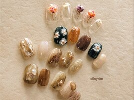 アシンメトリーニュアンスネイル