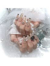 マリンネイル 麻布十番(Marin nail)/ベージュ大人ネイル