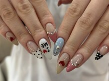 アイ ネイルズ 天神店(I nails)/個性派french　￥6500