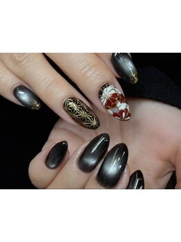 手描きアートが得意なサロン