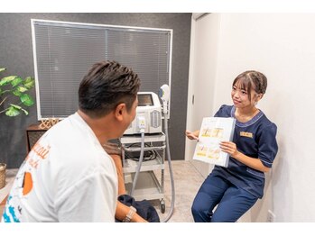 アンドエム(&M)の写真/リピ率約90%の"また来たい"と思う脱毛★【ヒゲ脱毛¥5280】太い濃い毛の方も大歓迎!!断然お得な回数券も◎