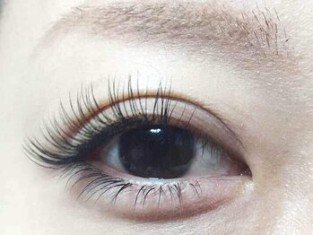 ミニョンアイラッシュデザインサロン くずは店/上下にまつげエクステ