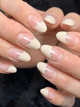 レディグリッター(Lady glitter)/斜めフレンチ