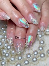 リファイン(Re:fine)/スカルプ4本アート