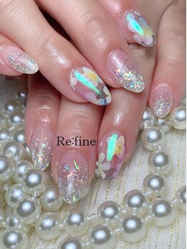 リファイン(Re:fine)/スカルプ4本アート