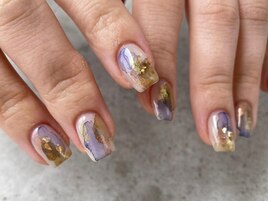水彩ニュアンスネイル