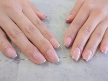 朱花 プルバイシュカ(fle by 朱花)/フレンチネイル