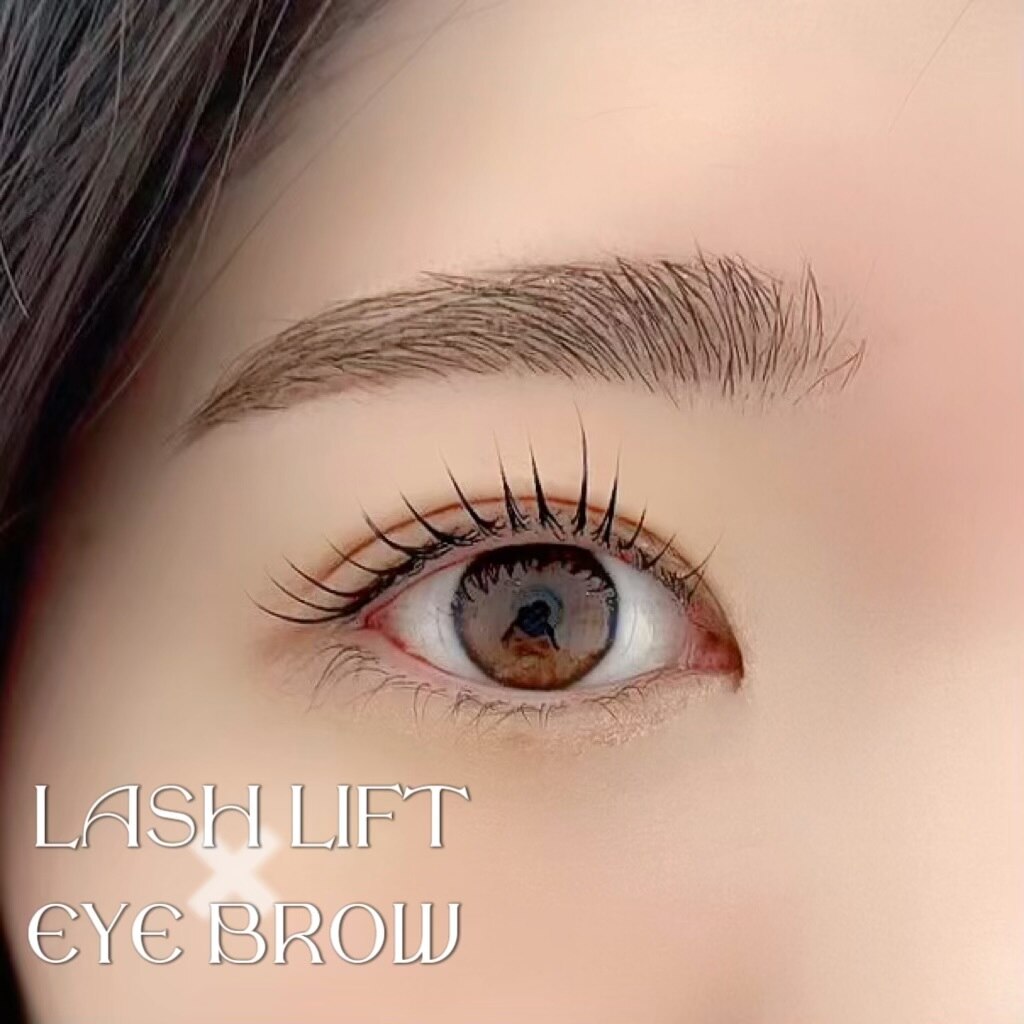 【まつげパーマ＋眉毛wax】\9900